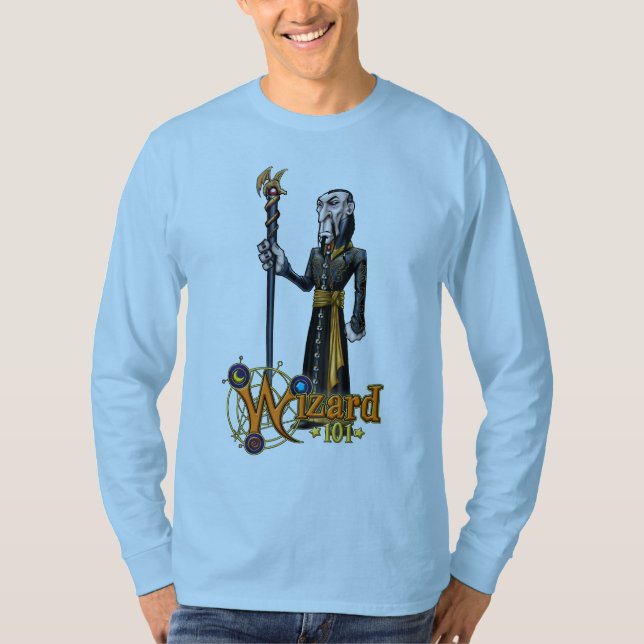 Långärmadskjorta för Wizard101 Malistaire Tee (Framsida)