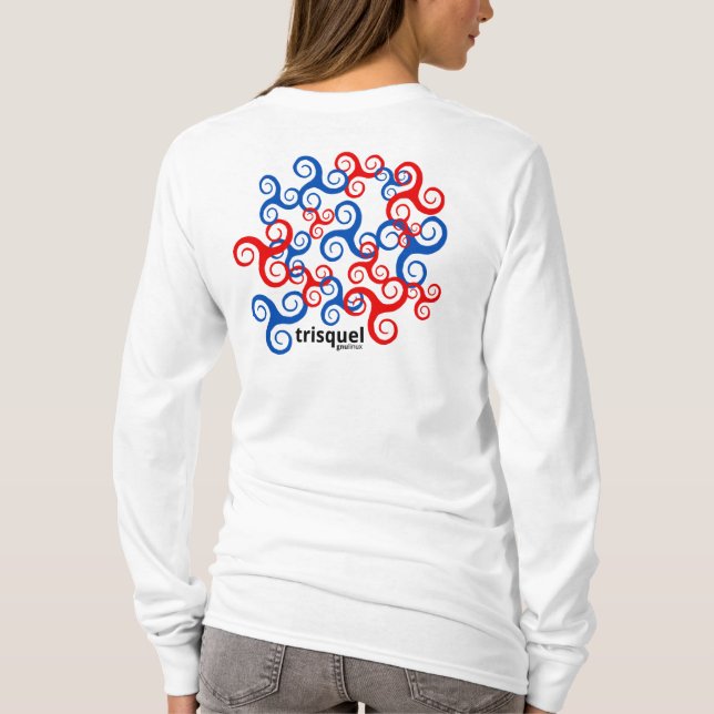 Långärmadutslagsplats T-shirt (Baksida)