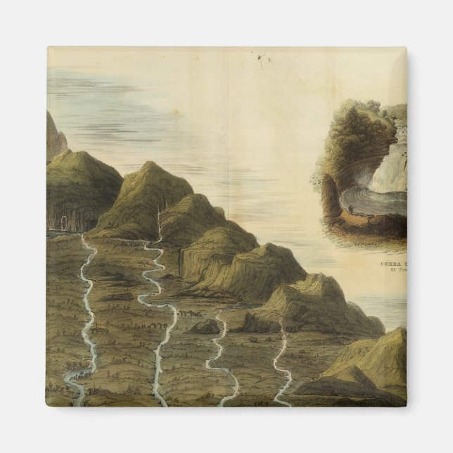 Längd på Skottlands floder Magnet (Framsidan)