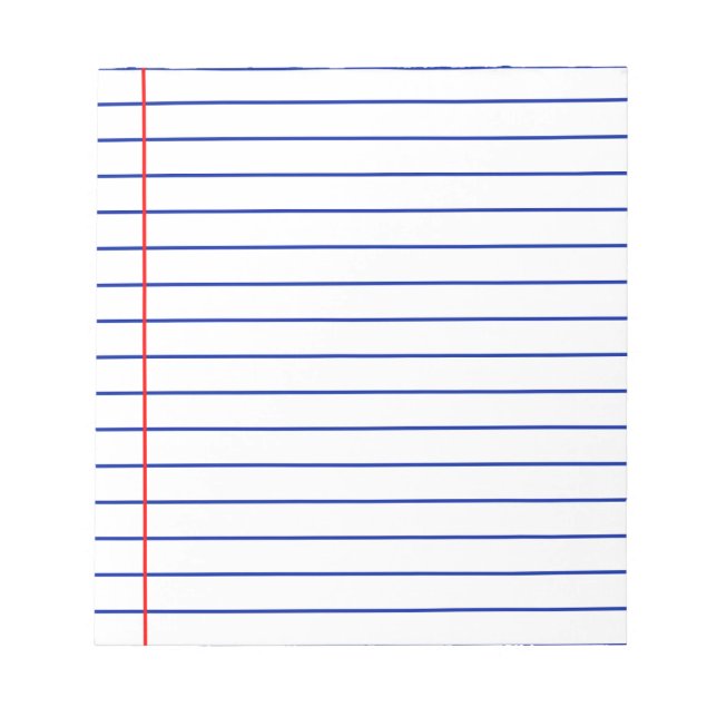 Längd Papper Anteckningsblock (Framsida)