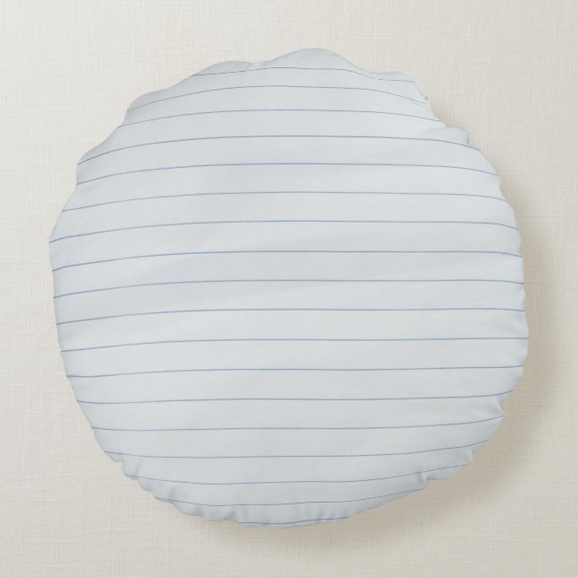 Längd Papper Rund Kudde (Baksidan)