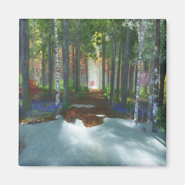 Långdags Walk Magnet (Framsidan)