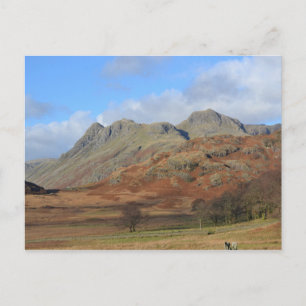 Langdale Pikes, Engelska Sjö Vykort