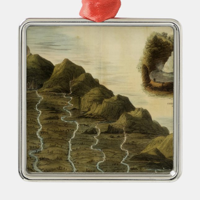 Längden på Skottlands floder Julgransprydnad Metall (Framsidan)