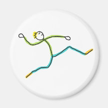 Längdhopp Stickman