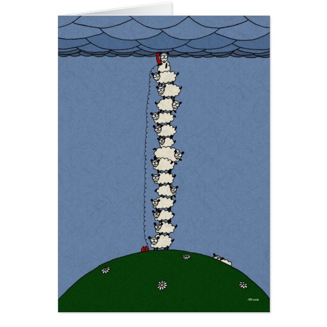 Långdistans- påringning hälsningskort (Framsidan)