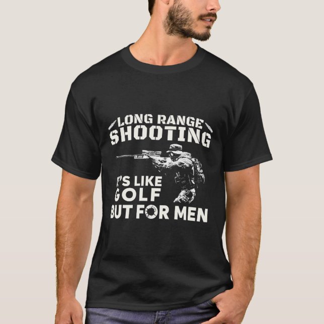 Långdistansfotografering som Golf men För manar T- T Shirt (Framsida)