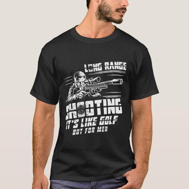 Långdistanshämtning som Golf men För manar Hun T Shirt (Framsida)