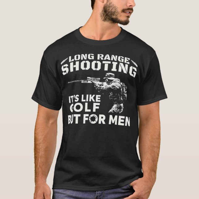 Långdistanshandel som skjuter sin som Golf men För T Shirt (Framsida)