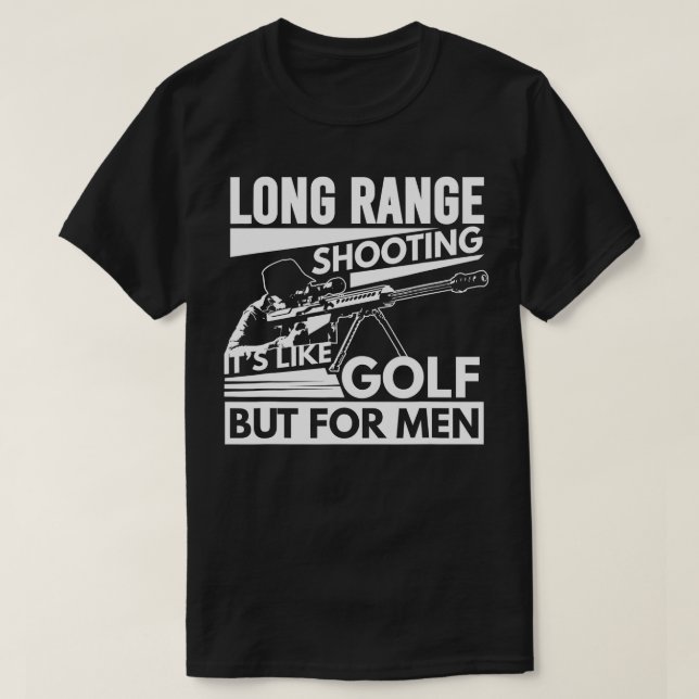 Långdistanshandel som skjuter sin som Golf men För T Shirt (Design framsida)