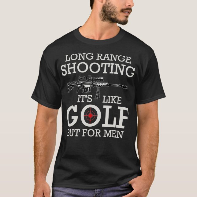 Långdistanshandel som skjuter sin som Golf men För T Shirt (Framsida)