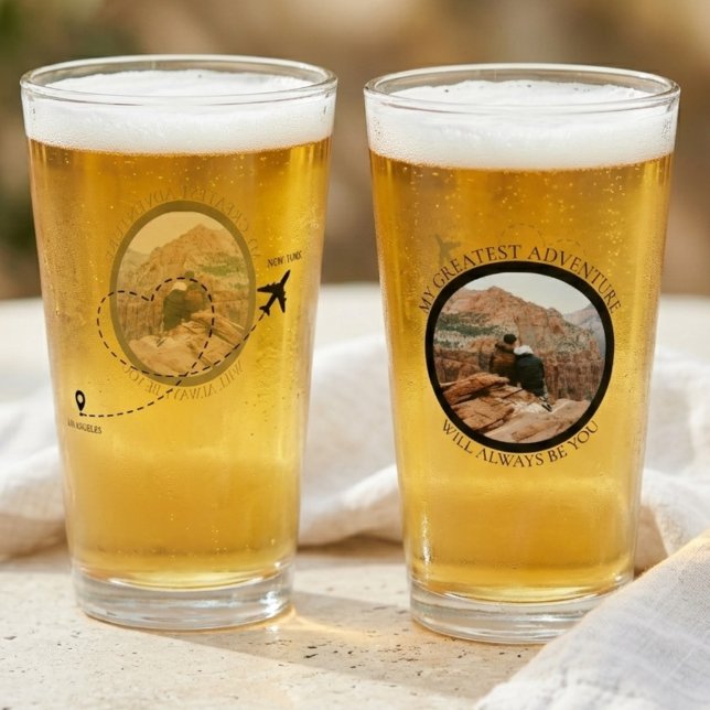 Långdistansrelationsfoto  glaskopp (Long Distance Relationship Photo Glass
)