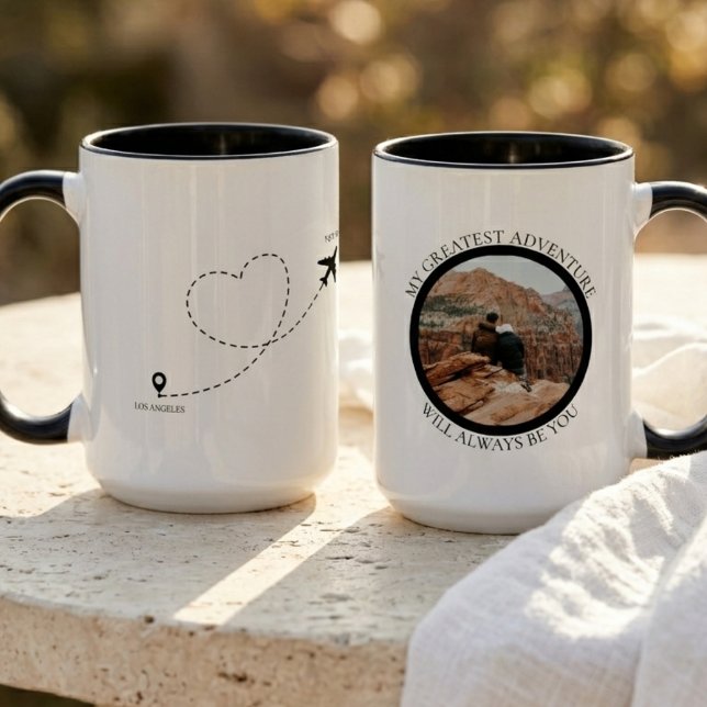 Långdistansrelationsfoto  mugg (Long Distance Relationship Photo Mug)
