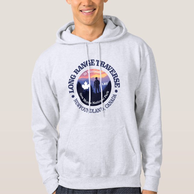 Långdistansspår (rd2) hoodie (Framsida)
