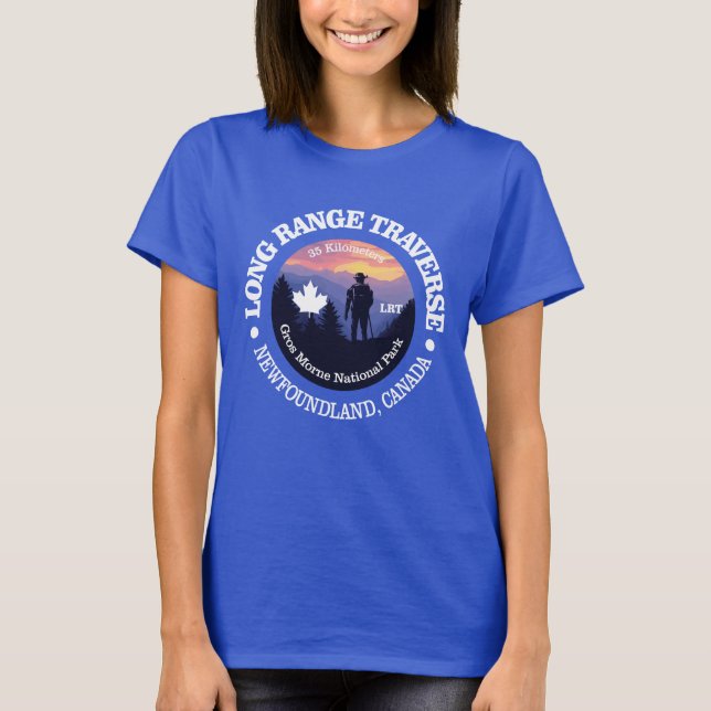 Långdistansspår (rd2) t shirt (Framsida)