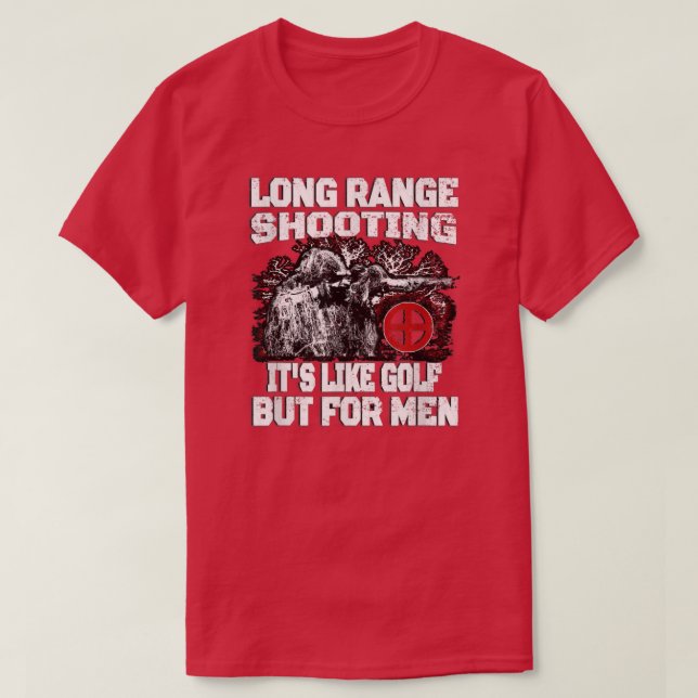 Långdistansstötning med lumpor  t shirt (Design framsida)