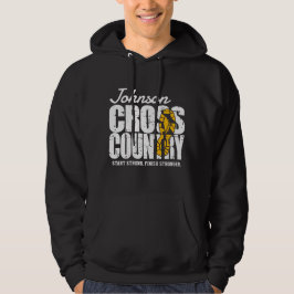 Längdskidåkning ADD TEXT Löpare Löpning Lagspelare Hoodie