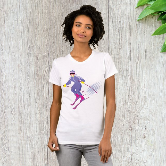 Längdskidåkning Dam T-Shirt (Skapare uppladdad)