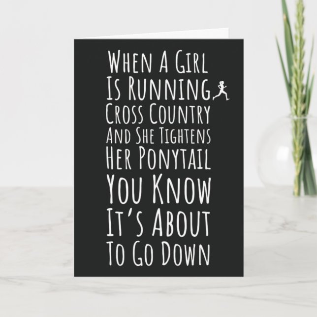 Längdskidåkning Prydnader Löpare Sportlag Kort (Framsida)