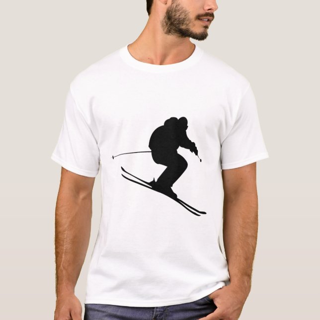 Längdskidåkning Skida  T Shirt (Framsida)