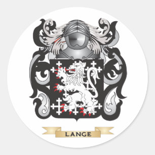 Lange Jackar av Arm (Family Crest) Runt Klistermärke