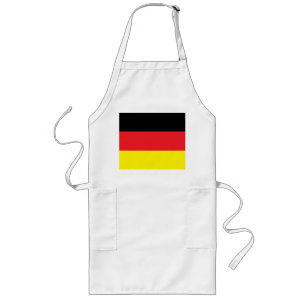 Lange Küchenschürze mit Deutschlandfahne Långt Förkläde