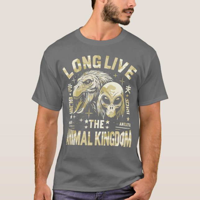 Länge leve Animal Kingdom-presenten T Shirt (Framsida)