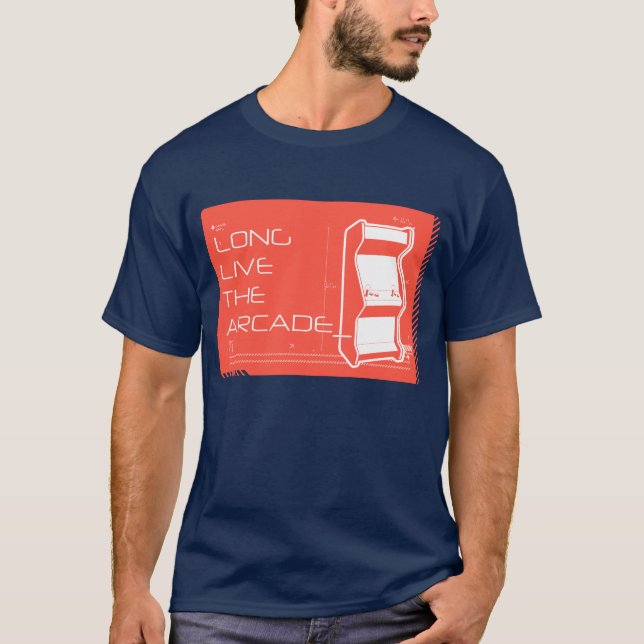 Länge leve Arcade T Shirt (Framsida)