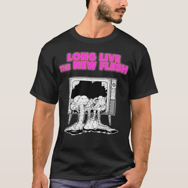 Länge leve det nya köttet t shirt (Framsida)