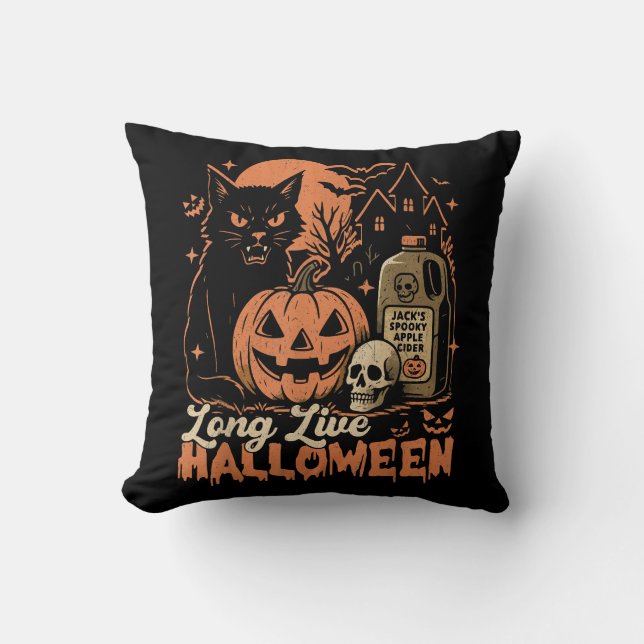 Länge Leve Halloween Kudde (Framsida)