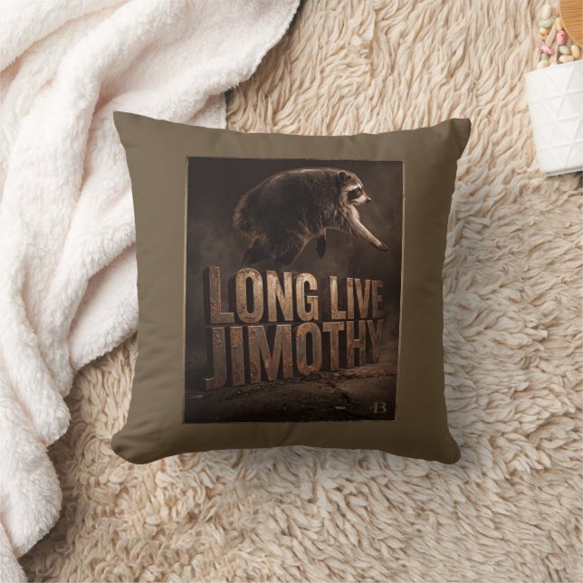 Länge leve Jimothy Raccoon  Kudde (Filt)