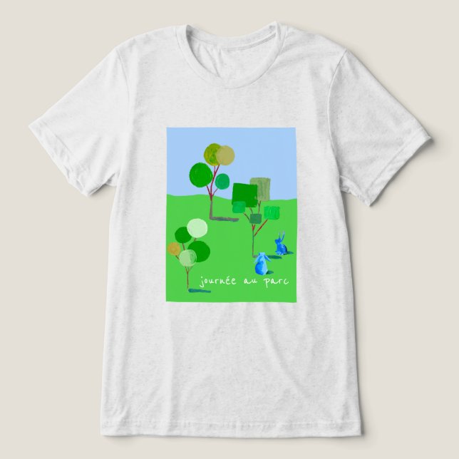 Länge leve kaninerna, Parkdag T Shirt (Design Framsida)