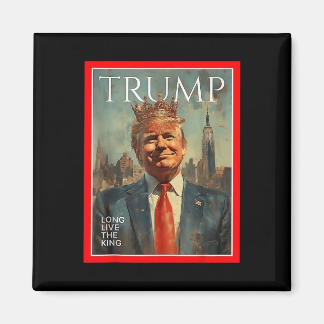 Länge leve Kung-trumpen Magnet (Framsidan)
