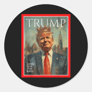 Länge leve Kung-trumpen Runt Klistermärke