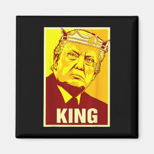 Länge leve kungen Donald Trump Trump Kung Amerika Magnet