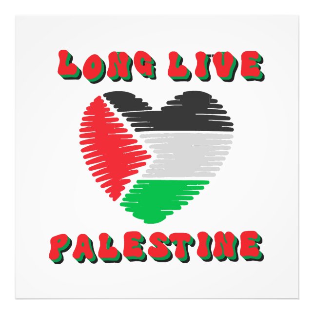 Länge leve Palestina Fototryck (Framsidan)