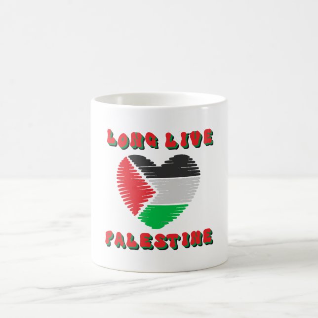 Länge leve Palestina Kaffemugg (Center)