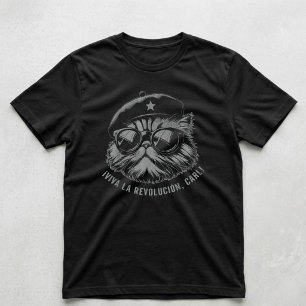 Länge Leve Revolutionen Carl Kattälskare Kattdjur T Shirt
