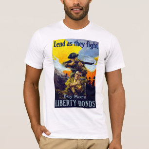 Långe medan de kämpar ~ Köp fler fria obligationer T-shirt