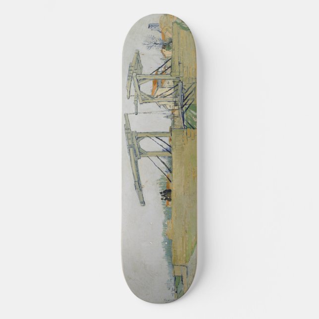 Langens bro av Vincent Van Gogh Skateboard Bräda 20,5 Cm (Framsida)