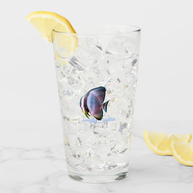 Långfenad batfisk utskuren glaskopp (Framsida Ice)