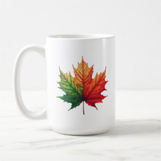Långfenad keramisk för Löv, stor klassisk keramik Kaffemugg