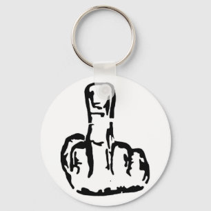 Långfinger Nyckelring