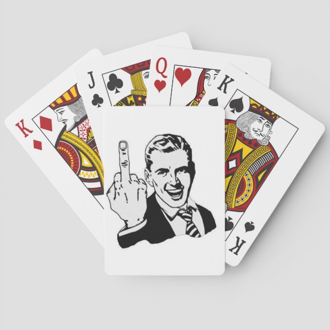 Långfingerlekkort Spel Kort (Baksidan)