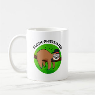 Långfinnig, fin, djurfack Pun Kaffemugg