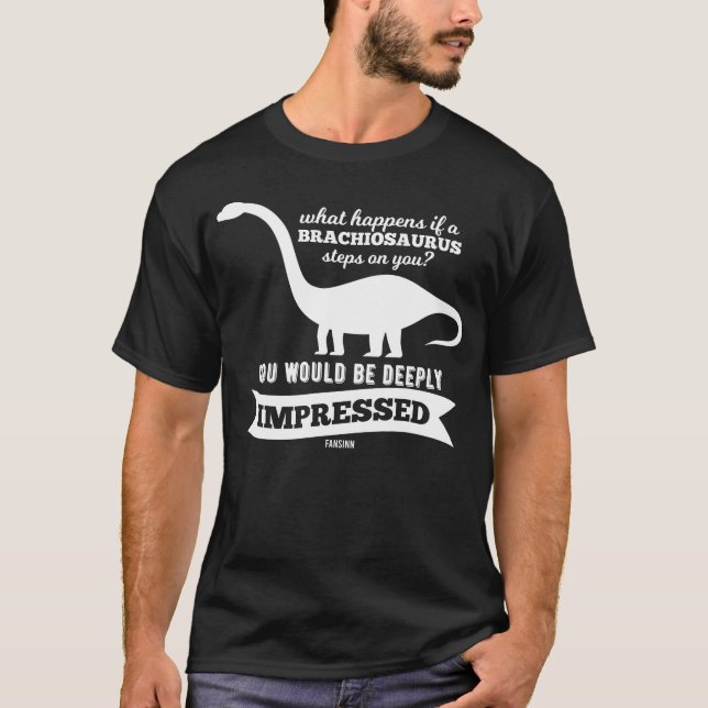 Långhalsad växtätare Brachiosaurus T Shirt (Framsida)