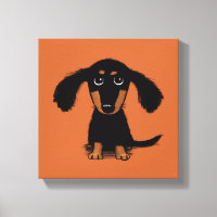 Långhårig Dachshund Valp