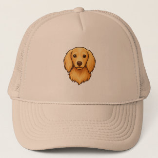 Långhårig Doxie Hatt Keps
