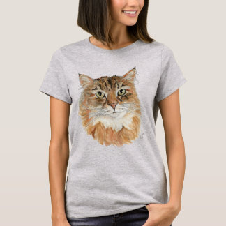 Långhårig katt t shirt