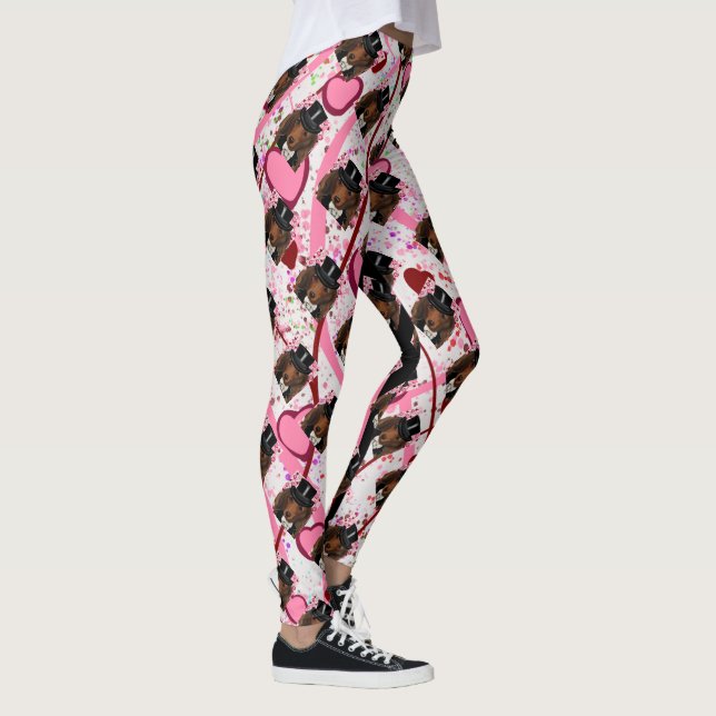 LÅNGHÅRIG RÖD DOXIE             LEGGINGS (Höger)